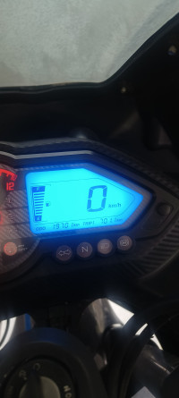 Black And Blue Bajaj Pulsar 220F