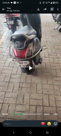 Gray Honda Activa 4G