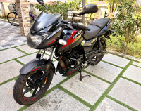 Black And Red Bajaj Pulsar 150 Twin Disc BS6