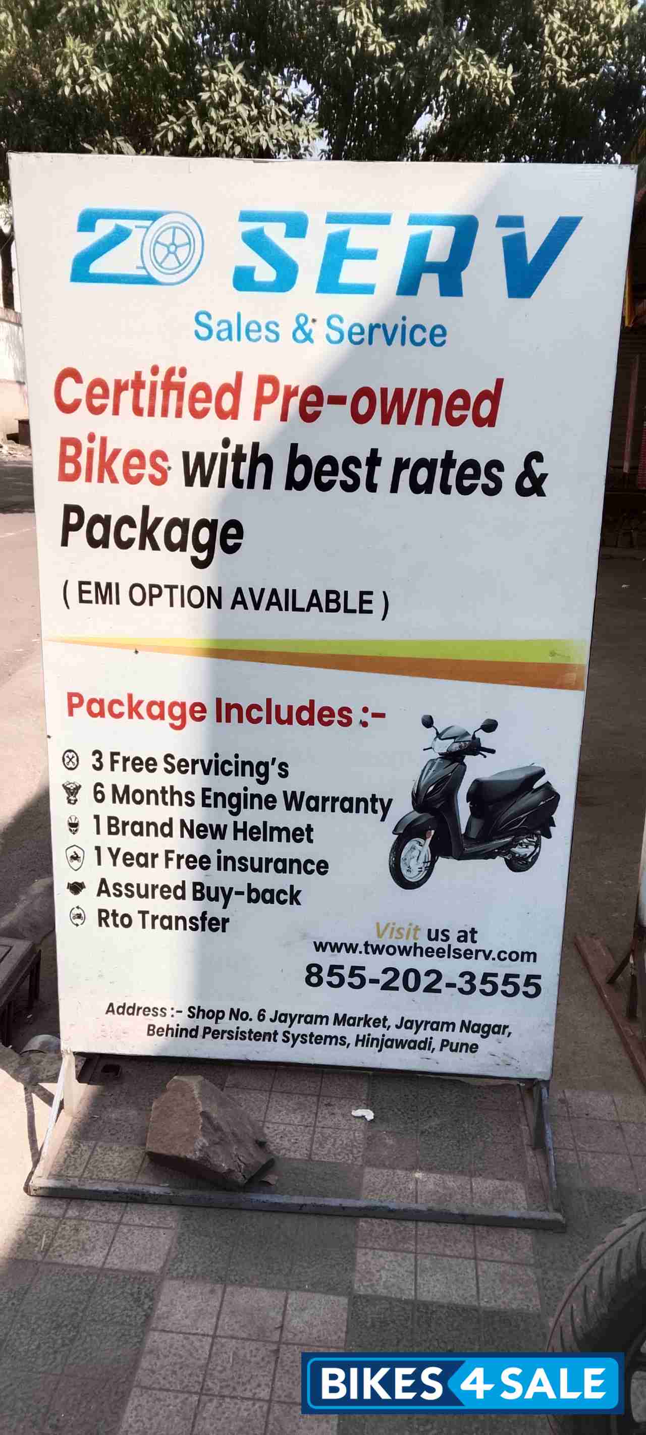 Twowheelserv Sale's Service