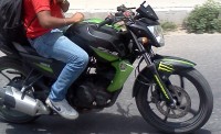 Green N Black Yamaha FZ-S