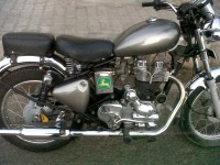 Gray Royal Enfield Lightning 535