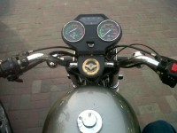 Gray Royal Enfield Lightning 535