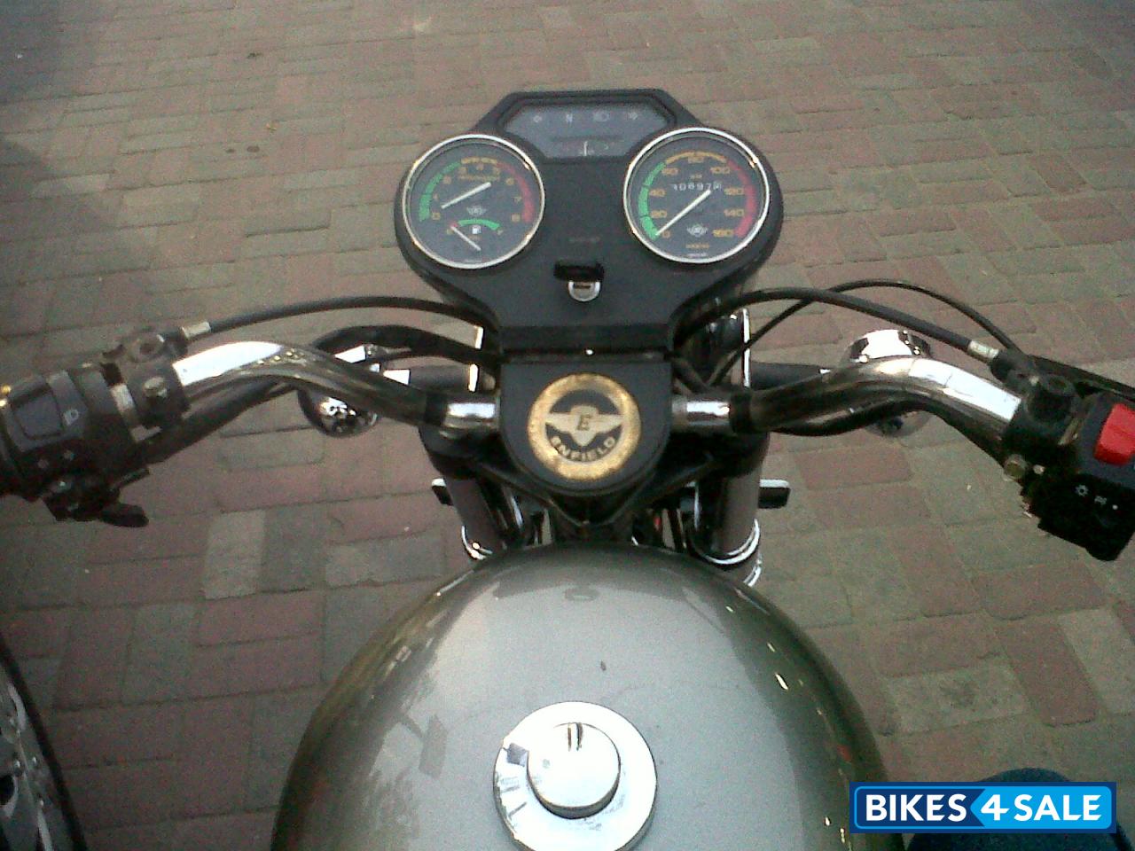 Gray Royal Enfield Lightning 535