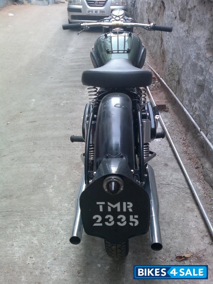Black & Millitary Green Royal Enfield Vintage Bullet