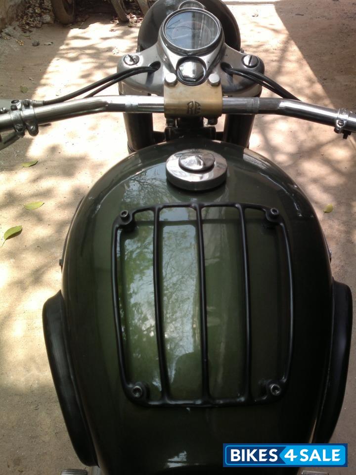 Black & Millitary Green Royal Enfield Vintage Bullet