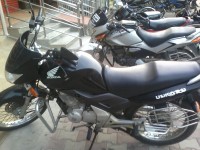 Black Honda Unicorn
