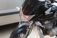 Black Honda Unicorn