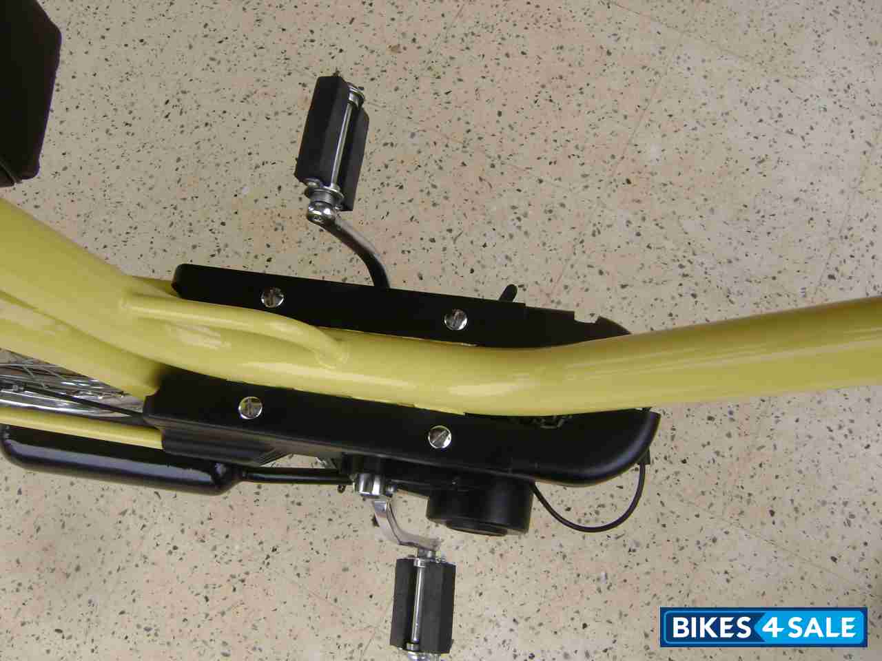 New Vespa Yellow Royal Enfield Mofa