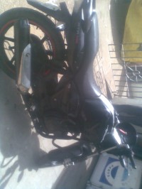 Black TVS Apache RTR 160