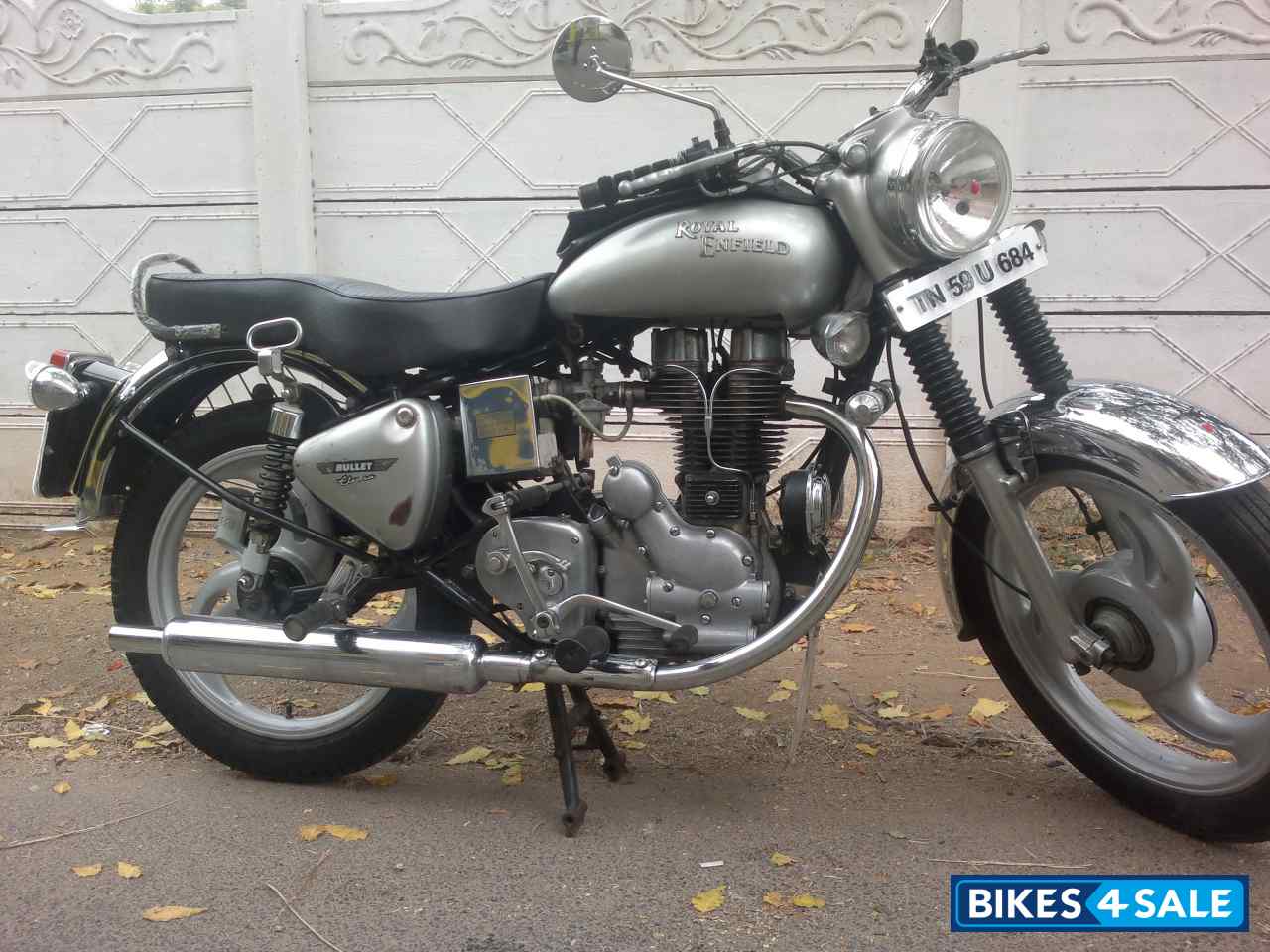 Dark Silver Royal Enfield Bullet Electra