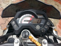 Silver-red Yamaha FZ-S