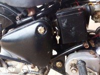 Matte Black Royal Enfield Vintage Bullet