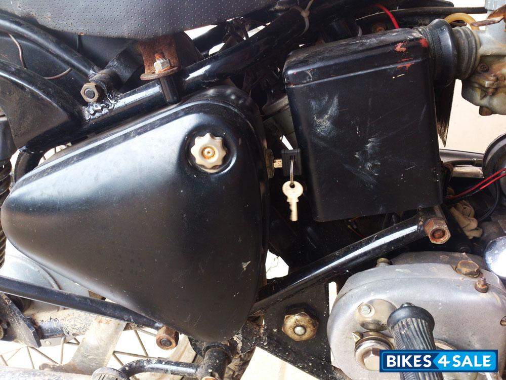 Matte Black Royal Enfield Vintage Bullet