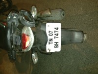 Black TVS Apache RTR 180