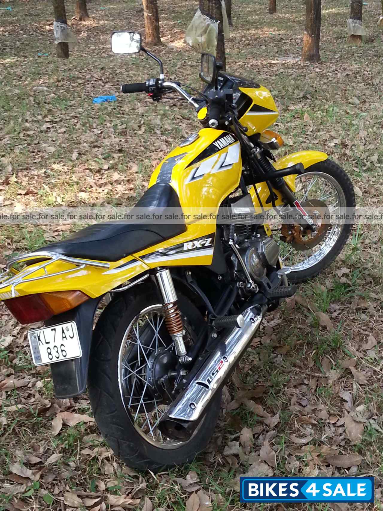 Yellow Yamaha RXZ