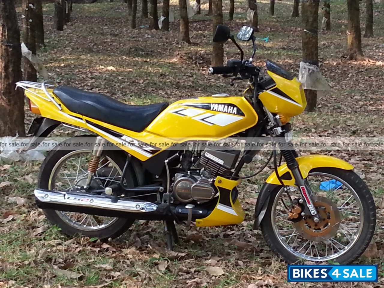 Yellow Yamaha RXZ