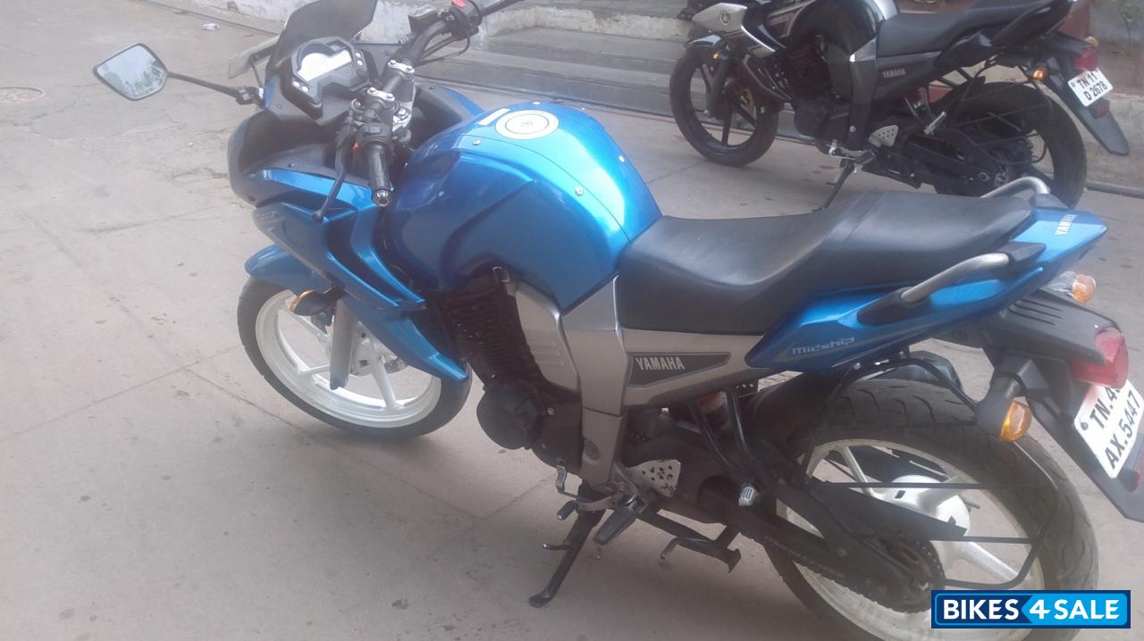 Blue Yamaha Fazer