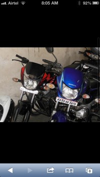 Black Honda Unicorn Sporty