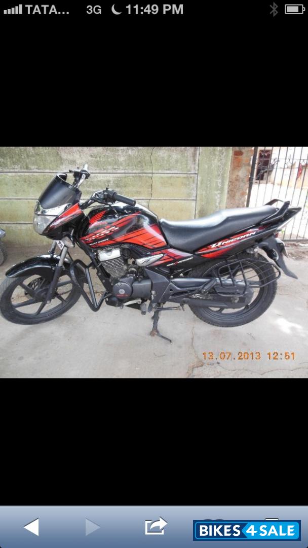 Black Honda Unicorn Sporty