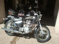 Black Royal Enfield Thunderbird
