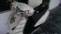 White Honda Activa