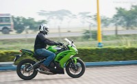 Green Kawasaki Ninja 650R