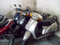 Blue Honda Activa
