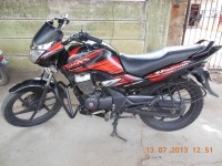 Black Honda Unicorn Sporty