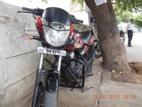 Black Honda Unicorn Sporty