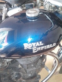 Silver Royal Enfield Bullet Electra 5S