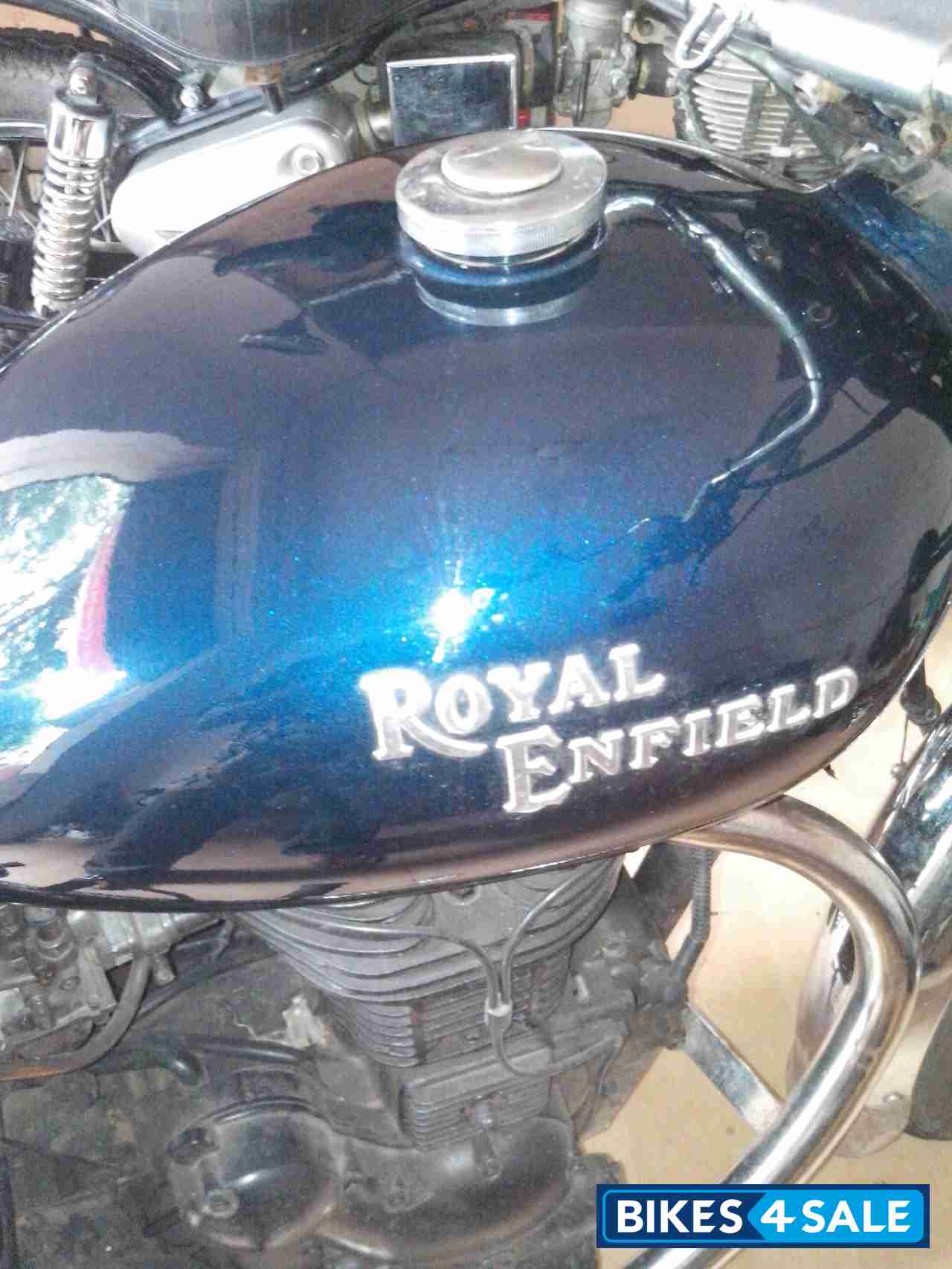 Silver Royal Enfield Bullet Electra 5S Silver Royal Enfield Bullet Electra 5S