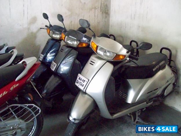 Blue Honda Activa