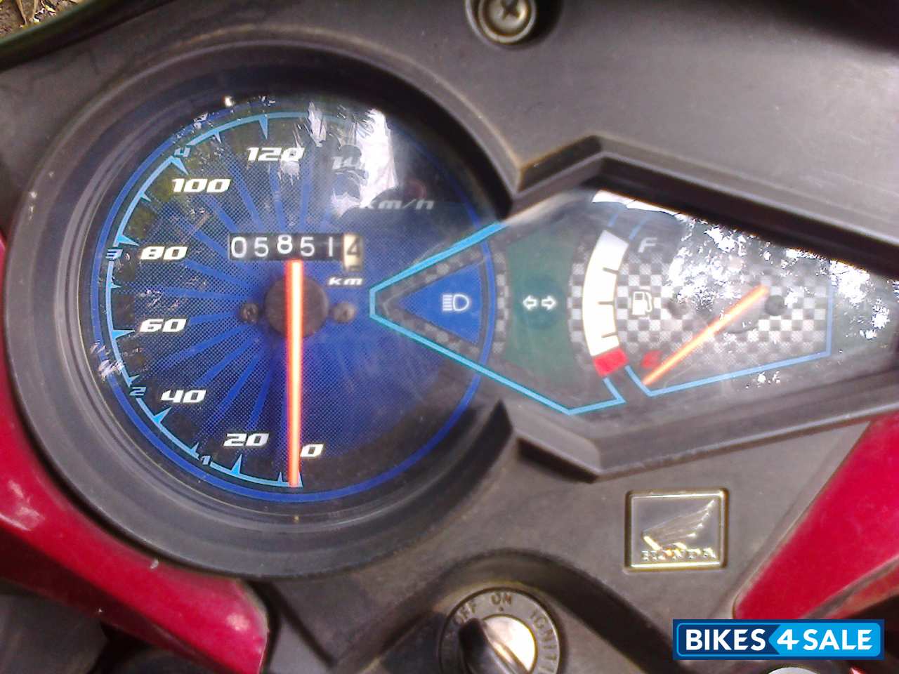 Red Honda CB Twister