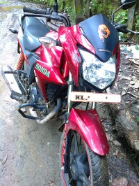 Red Honda CB Twister