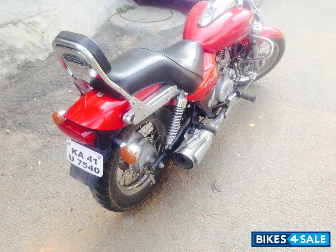 Red Bajaj Avenger