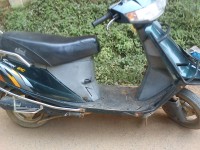 Green TVS Scooty ES