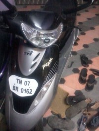 Black TVS Scooty Pep