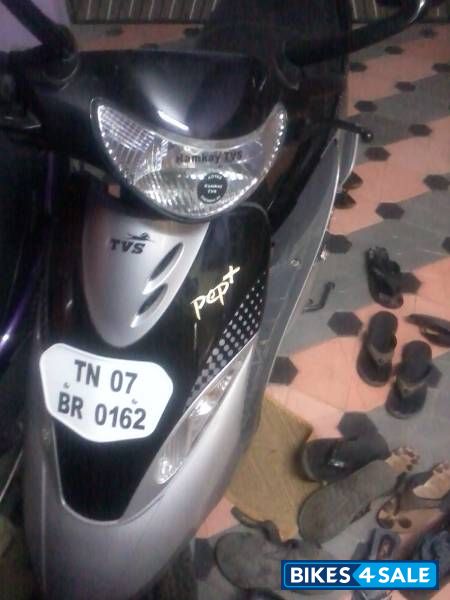 Black TVS Scooty Pep