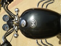 Black Royal Enfield Thunderbird