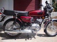Red Yamaha RX 100