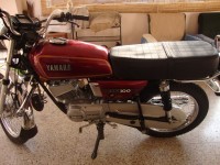 Red Yamaha RX 100