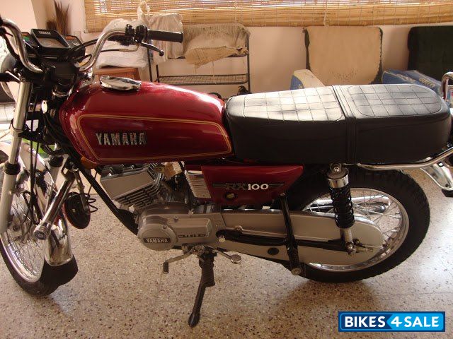 Red Yamaha RX 100