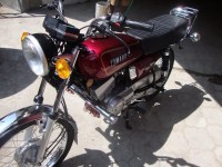 Red Yamaha RX 100