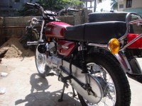 Red Yamaha RX 100
