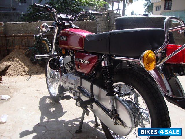 Red Yamaha RX 100