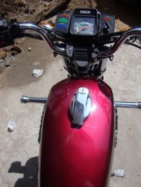 Red Yamaha RX 100