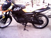 Black Bajaj 150 Scooter