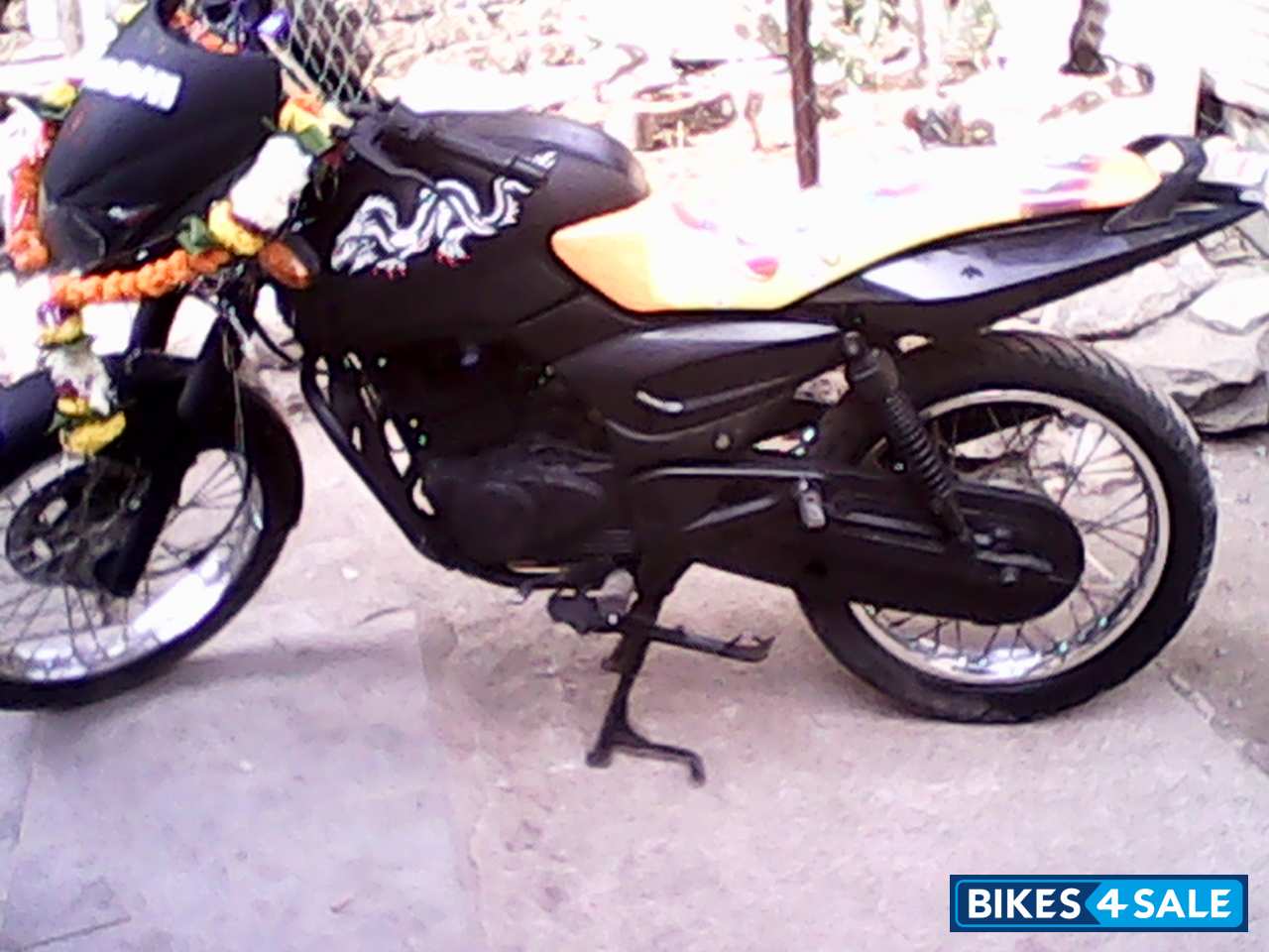 Black Bajaj 150 Scooter