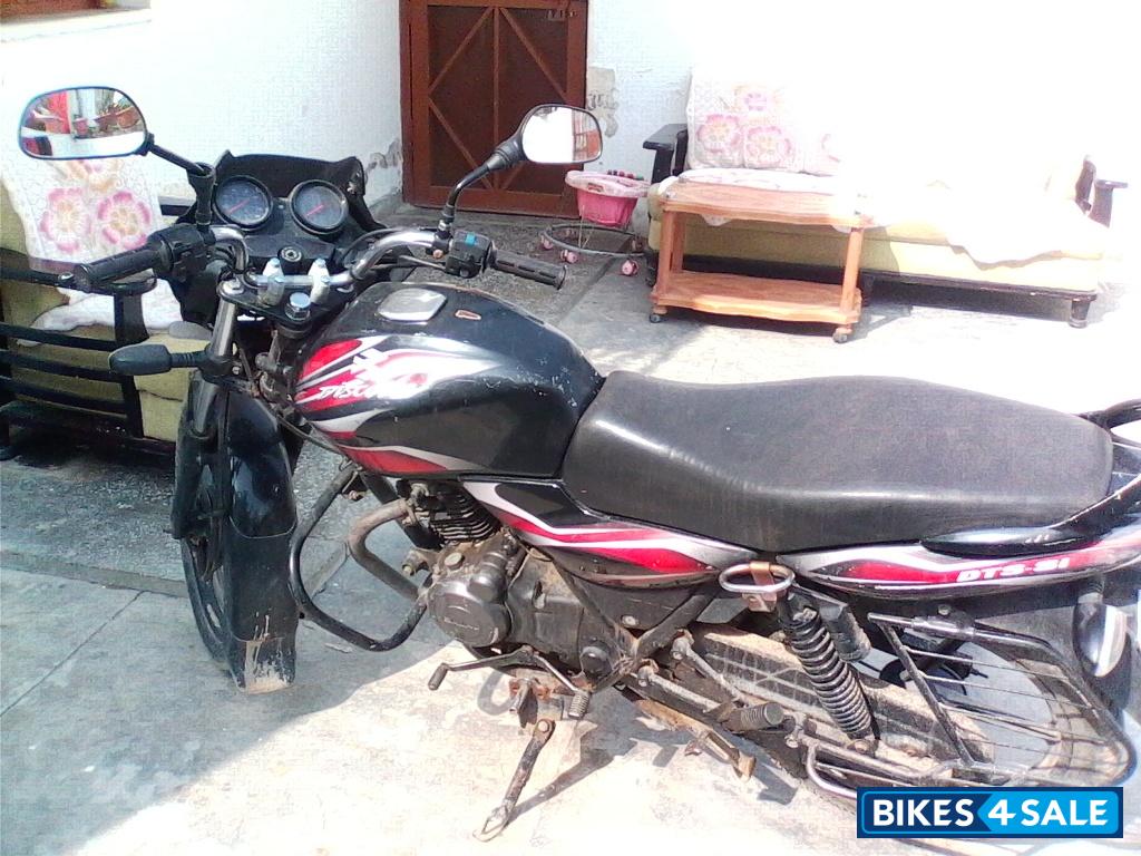 Black With Red Steeker Bajaj Discover 100 DTS-Si